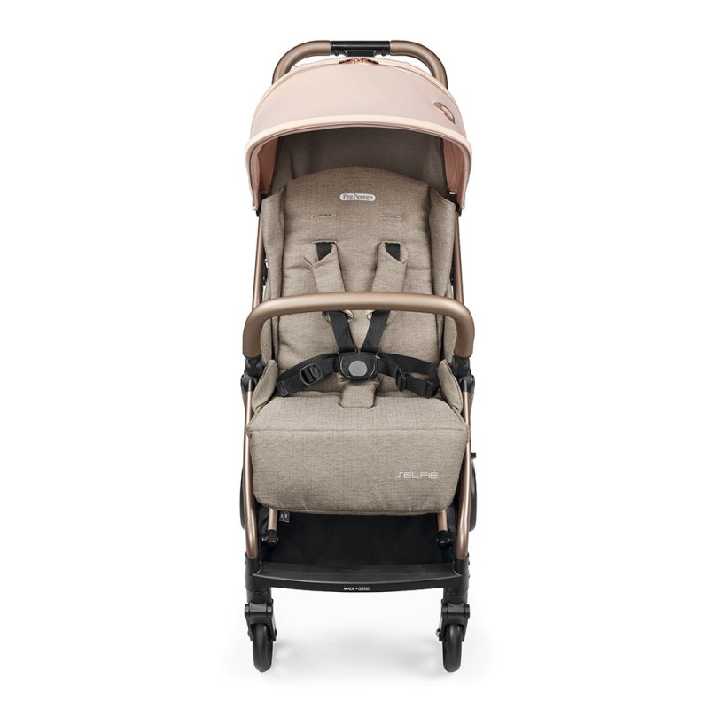 Прогулянкова коляска Peg Perego Selfie Mon Amour рожеве золото
