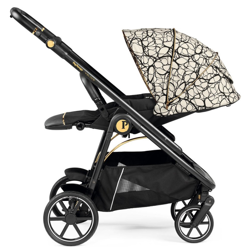 Прогулянкова коляска Peg Perego Veloce Grafic Gold графічне золото