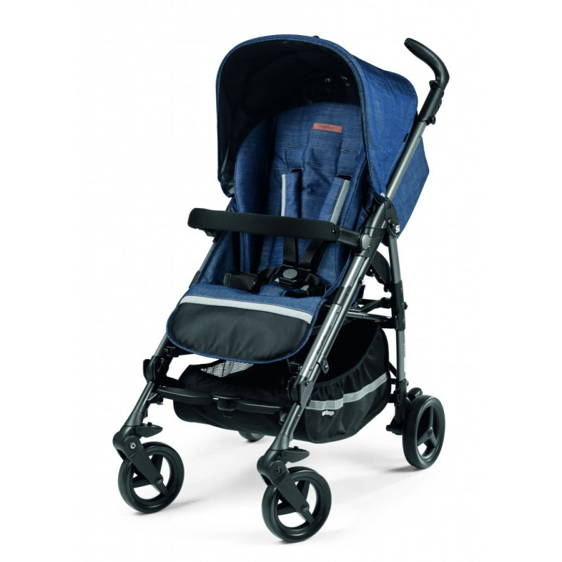 Прогулянкова коляска Peg Perego Si Completo Urban Denim синій джинс