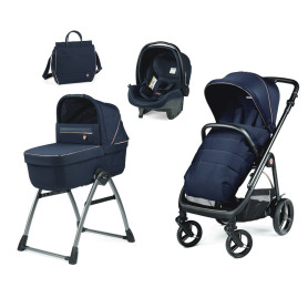 Універсальна коляска 3 в 1 Peg Perego Veloce Blue Shine