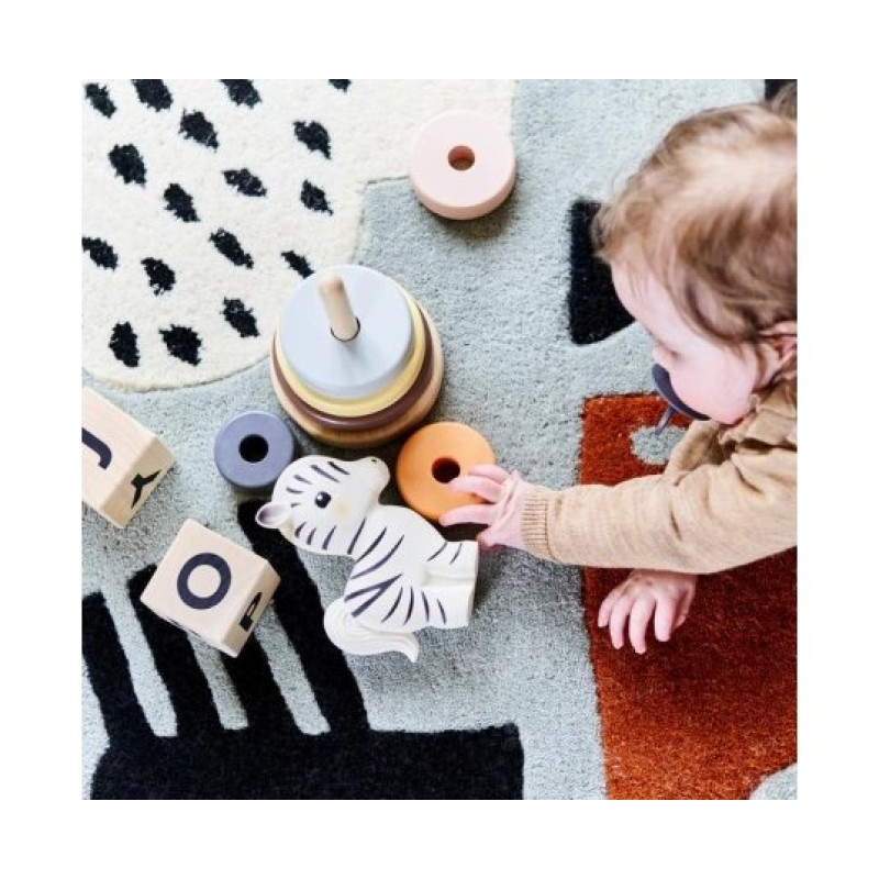 Іграшка Petit Monkey гризунок з натурального каучуку Зебра Зіппі