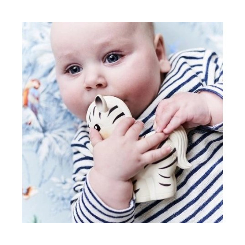 Іграшка Petit Monkey гризунок з натурального каучуку Зебра Зіппі