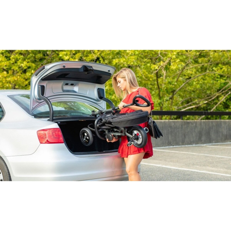 Велосипед Qplay складаний триколісний Rito Rubber Black