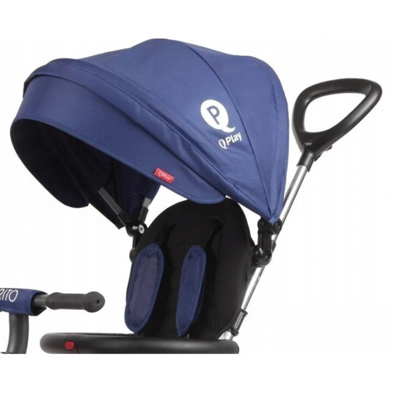 Велосипед Qplay складаний триколісний Rito Rubber Blue