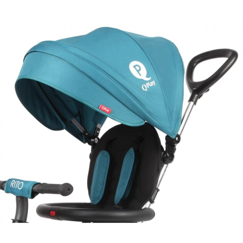 Велосипед Qplay складаний триколісний Rito Rubber Grey