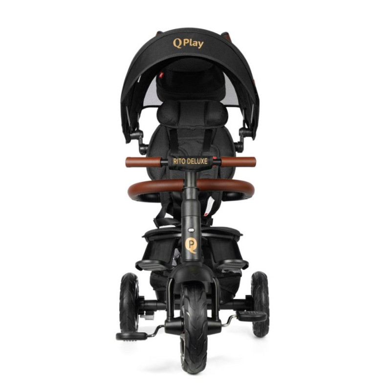 Велосипед Qplay складаний трьохколісний Rito Deluxe Black