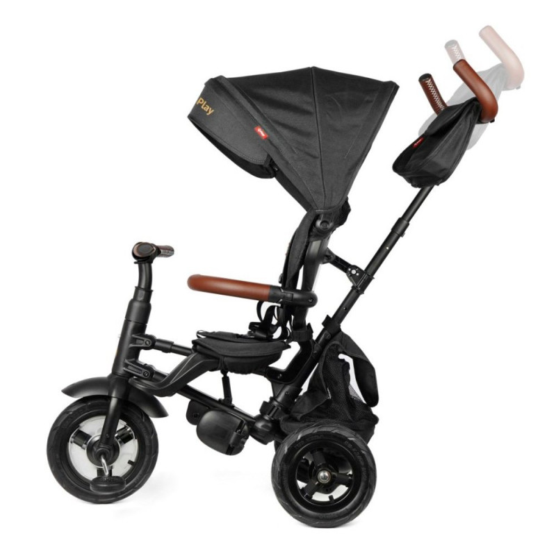 Велосипед Qplay складаний трьохколісний Rito Deluxe Black