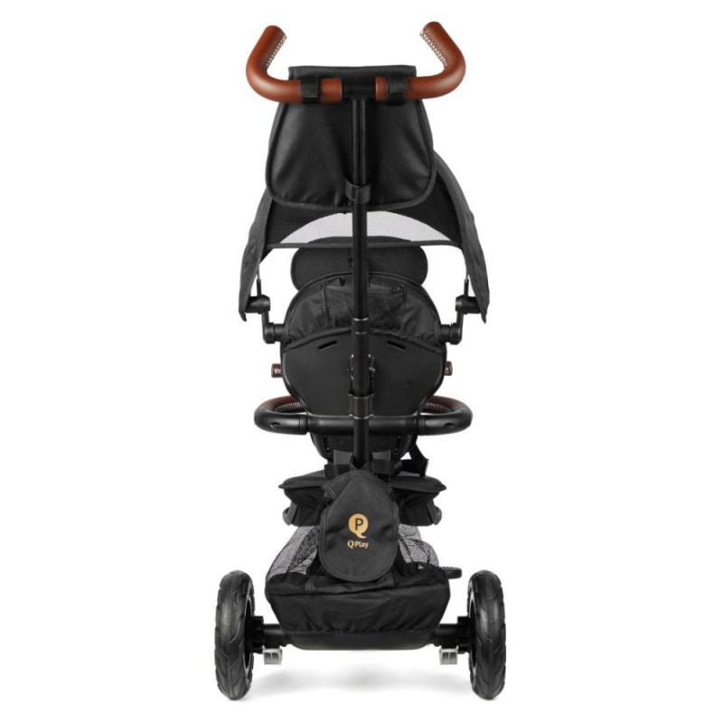 Велосипед Qplay складаний трьохколісний Rito Deluxe Black