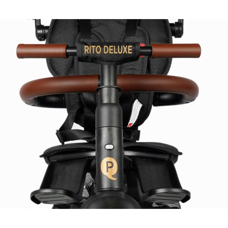 Велосипед Qplay складаний трьохколісний Rito Deluxe Black