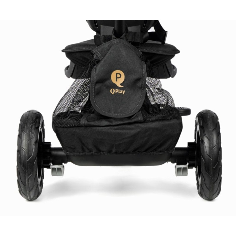 Велосипед Qplay складаний трьохколісний Rito Deluxe Black
