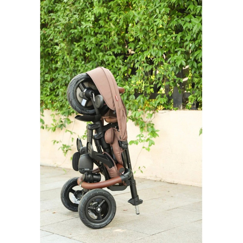 Велосипед Qplay складаний трьохколісный Rito Deluxe Brown