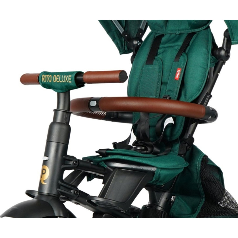 Велосипед Qplay складаний трьохколісний Rito Deluxe Green