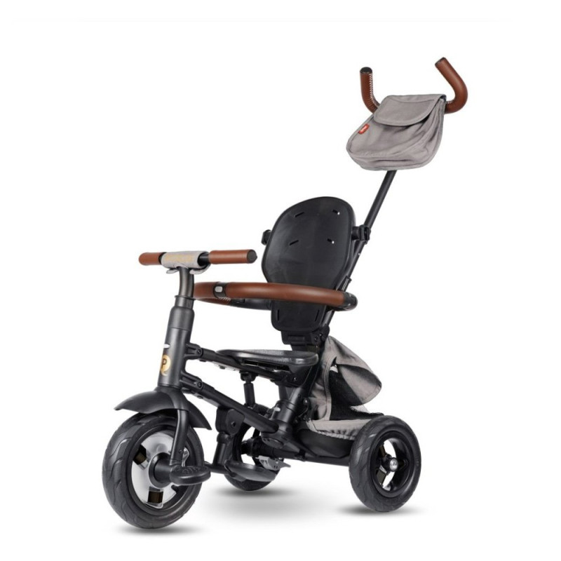 Велосипед Qplay складаний триколісний Rito Deluxe Grey