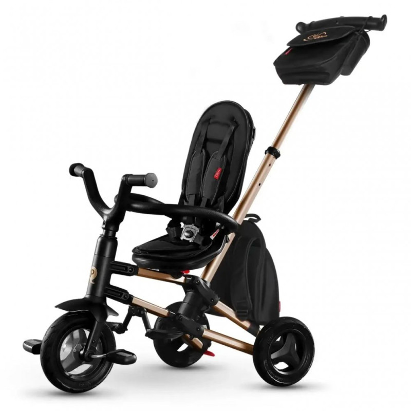Велосипед Qplay складаний триколісний Nova+ Rubber Gold