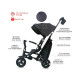 Велосипед Qplay складаний триколісний Nova+ Rubber Ultimate Black