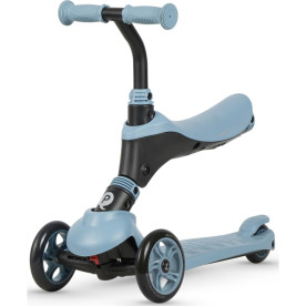 Самокат Qplay триколісний дитячий 5 в 1 Sema Blue