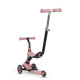 Самокат Qplay триколісний дитячий 5 в 1 Sema Pink
