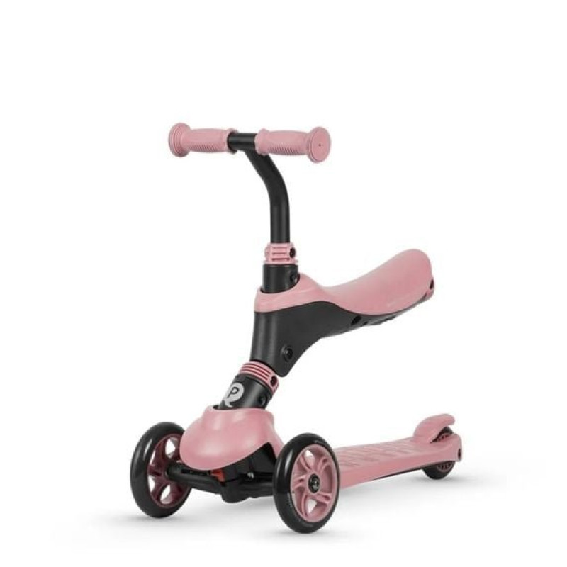 Самокат Qplay триколісний дитячий 5 в 1 Sema Pink