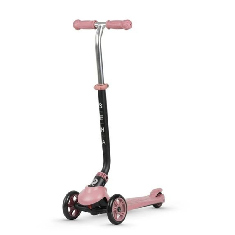 Самокат Qplay триколісний дитячий 5 в 1 Sema Pink