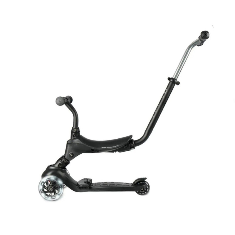 Самокат Qplay триколісний дитячий 5 в 1 Sema Pro Black