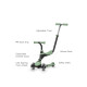 Самокат Qplay триколісний дитячий 5 в 1 Sema Pro Green