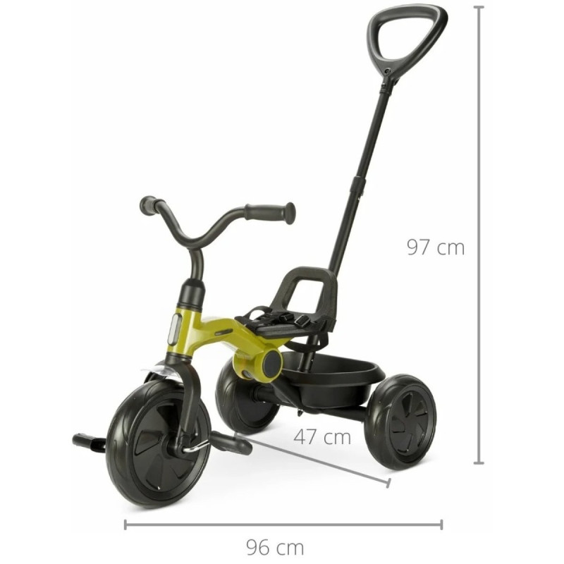 Велосипед Qplay складаний триколісний із батьківською ручкою Ant+ Green