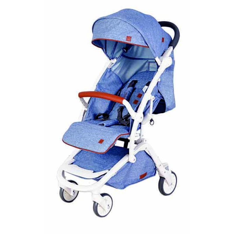 Прогулянкова коляска Qvatro MAXI 11 блакитний джинс