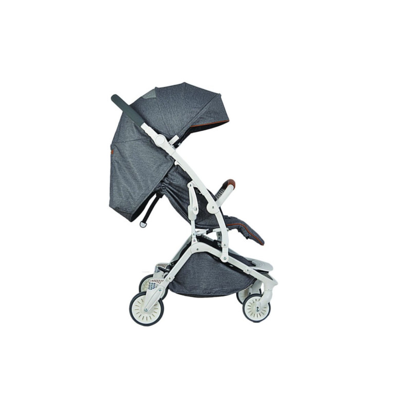 Прогулянкова коляска Qvatro MAXI 14 сірий джинс