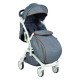 Прогулянкова коляска Qvatro MAXI 14 сірий джинс