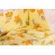 Постільна білизна Qvatro Gold RG-08 жовтий ведмедики сплять, місяць