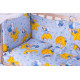 Постільна білизна Qvatro Gold RG-08 блакитний ведмедики сплять, місяць