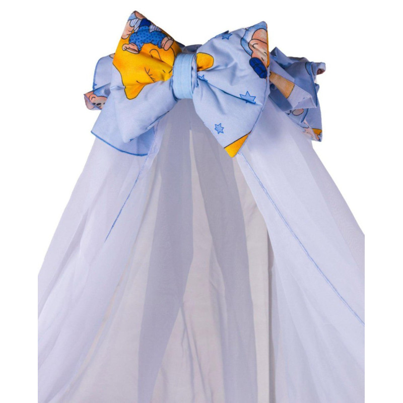 Постільна білизна Qvatro Gold RG-08 блакитний ведмедики сплять, місяць