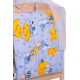 Постільна білизна Qvatro Gold RG-08 блакитний ведмедики сплять, місяць