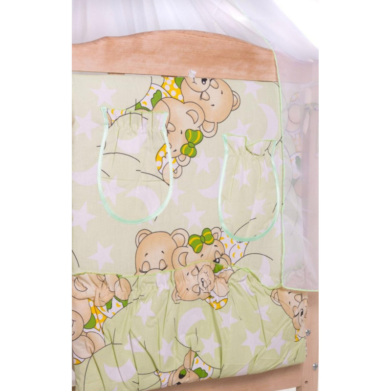 Постільна білизна Qvatro Gold RG-08 салатовий ведмедики сплять