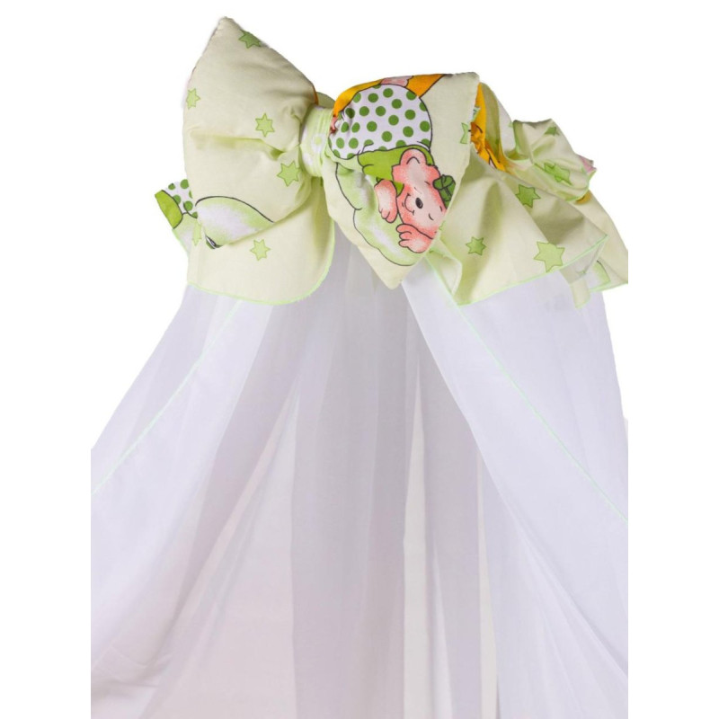 Постільна білизна Qvatro Gold RG-08 салатовий ведмедики сплять, місяць