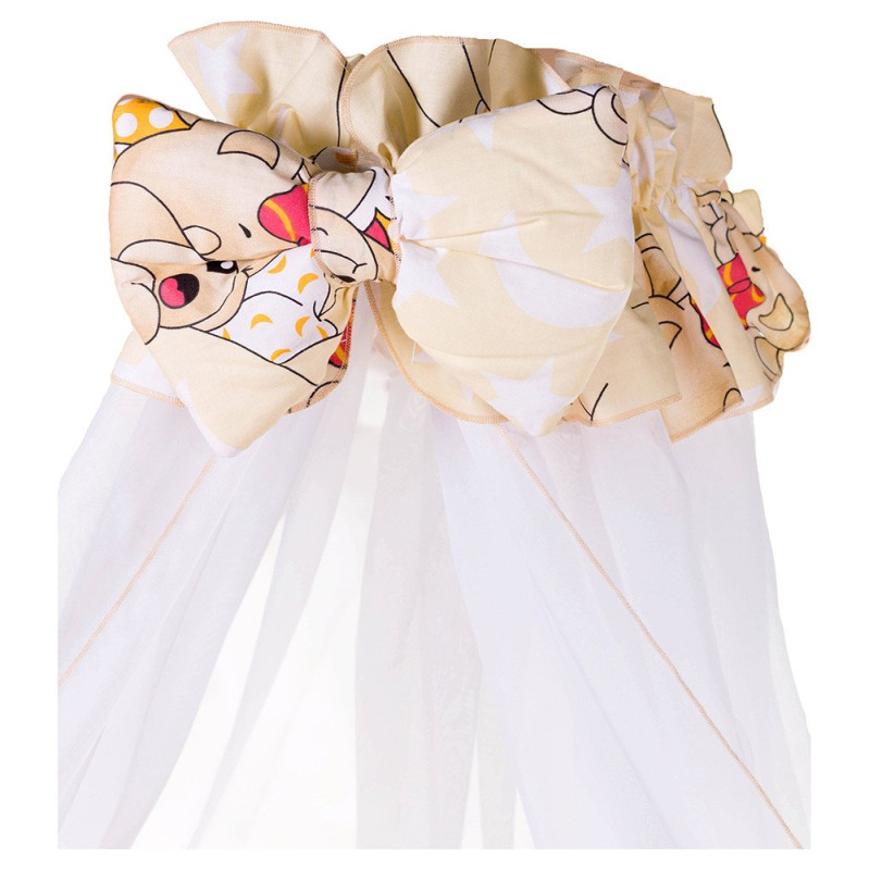 Постільна білизна Qvatro Gold RG-08 бежевий ведмедики сплять