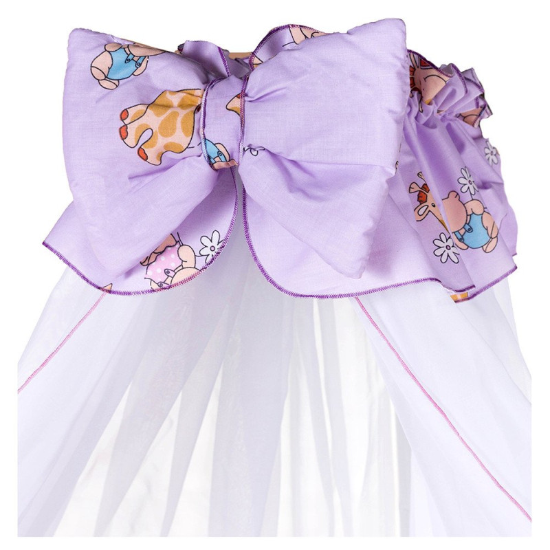 Постільна білизна Qvatro Gold RG-08 бузкова жирафік