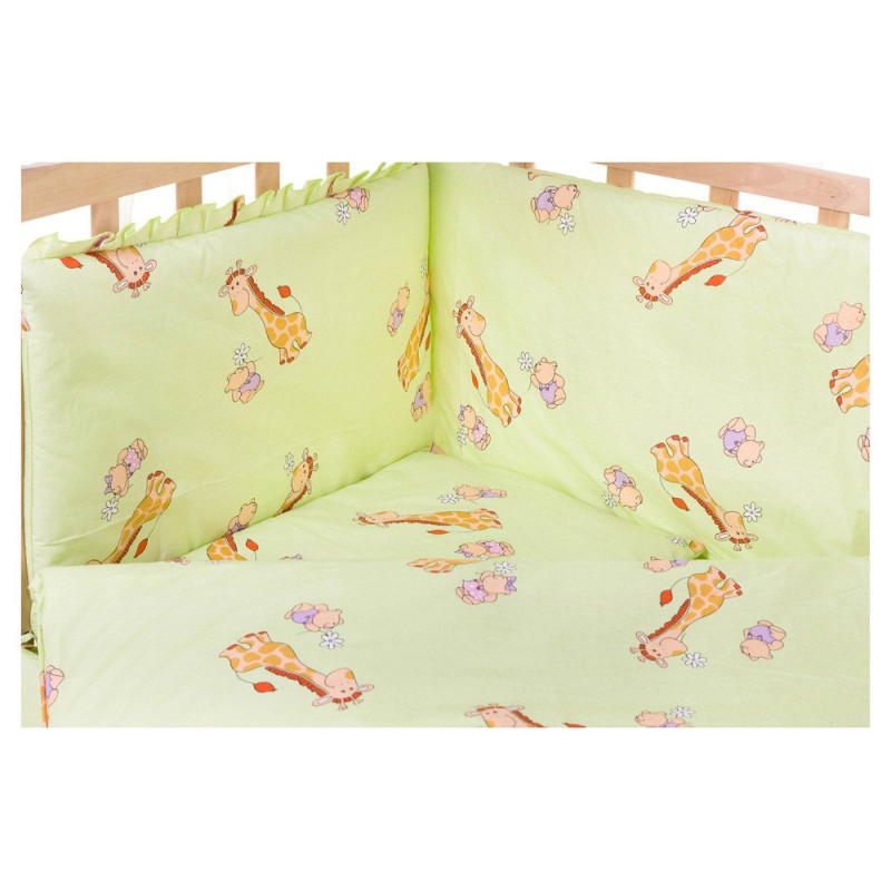 Постільна білизна Qvatro Gold RG-08 салатовий жирафік