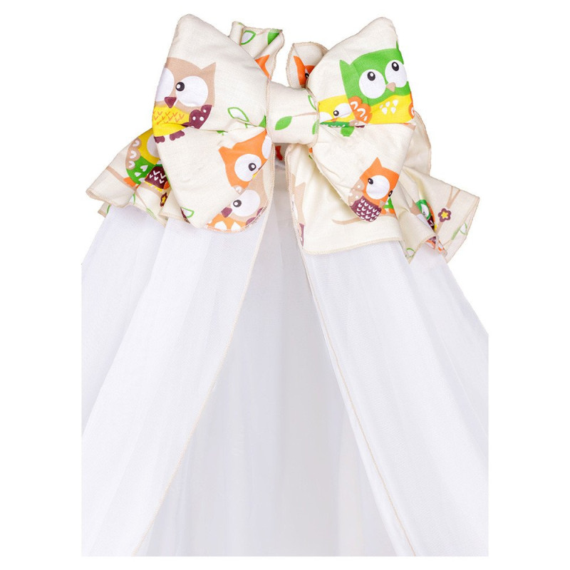 Постільна білизна Qvatro Gold RG-08 бежевий сови на гілках