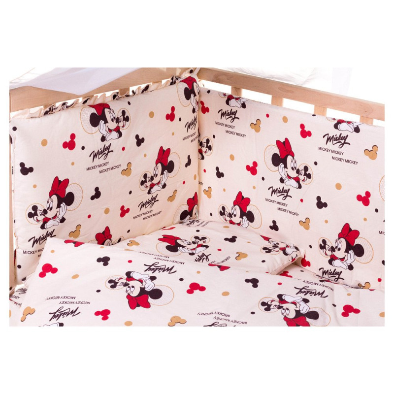Постільна білизна Qvatro Gold RG-08 бежевий міккі-маус