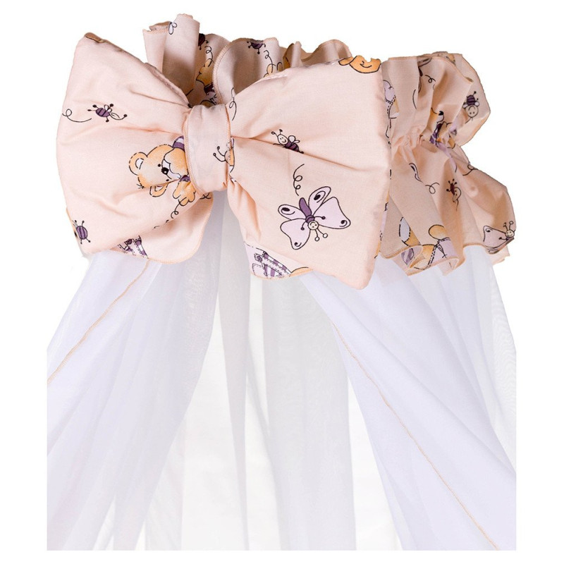 Постільна білизна Qvatro Gold RG-08 бежевий ведмедик у тільнику