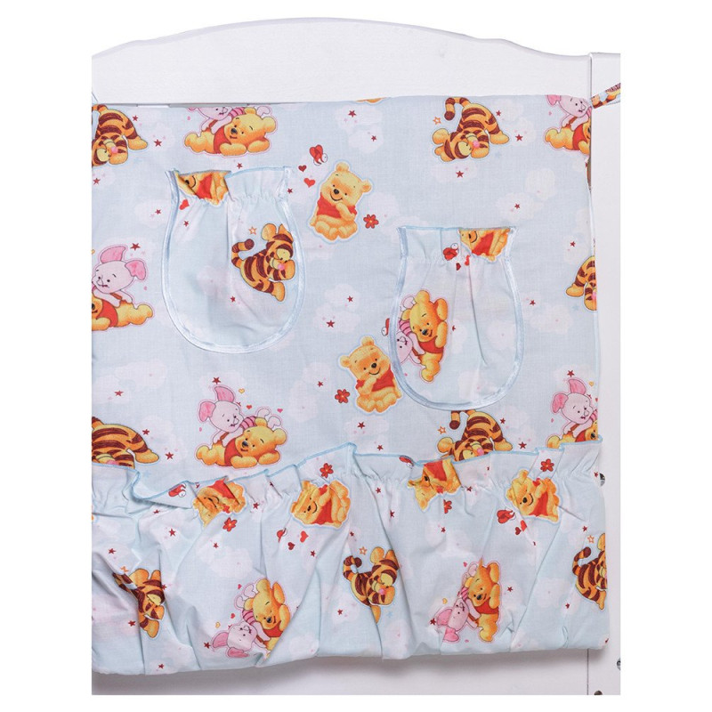 Постільна білизна Qvatro Gold RG-08 блакитний вінні-пух, тигра, п'ятачок