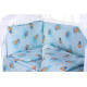 Постільна білизна Qvatro Gold RG-08 блакитний ведмедики