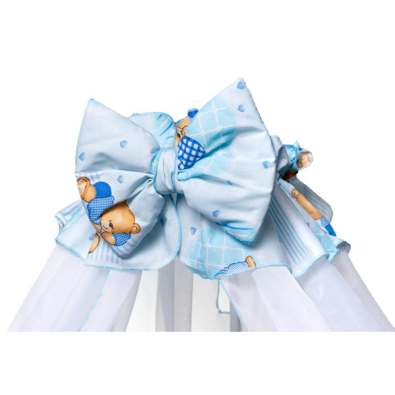 Постільна білизна Qvatro Gold RG-08 блакитний ведмедики