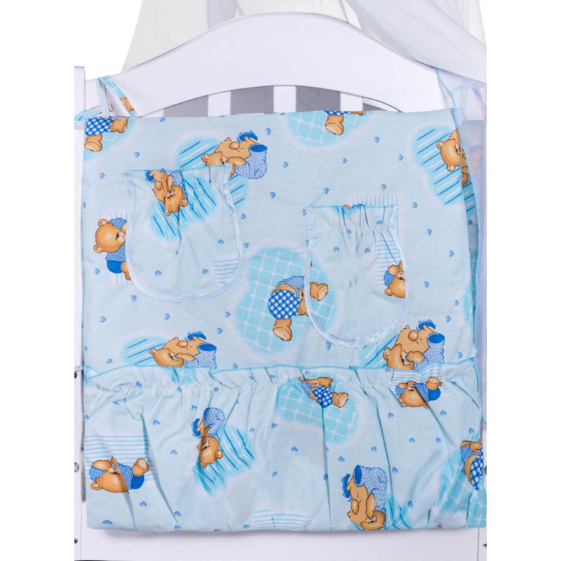Постільна білизна Qvatro Gold RG-08 блакитний ведмедики
