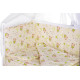 Постільна білизна Qvatro Gold RG-08 бежевий ведмедики, салатові зірки