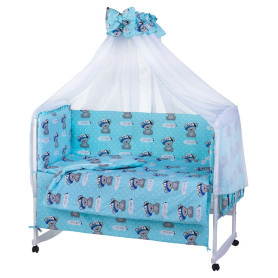 Постільна білизна Qvatro Gold RG-08 бірюзовий it's a boy