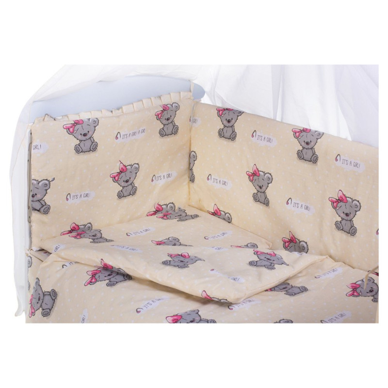 Постільна білизна Qvatro Gold RG-08 жовтий it's a girl