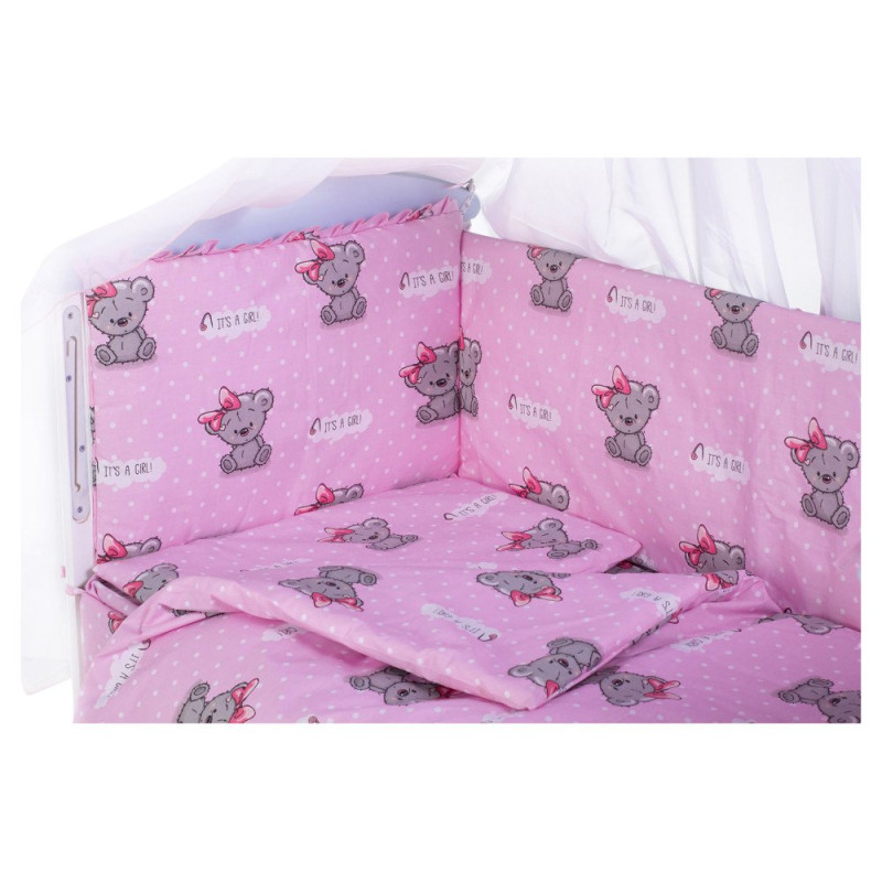 Постільна білизна Qvatro Gold RG-08 рожевий it's a girl