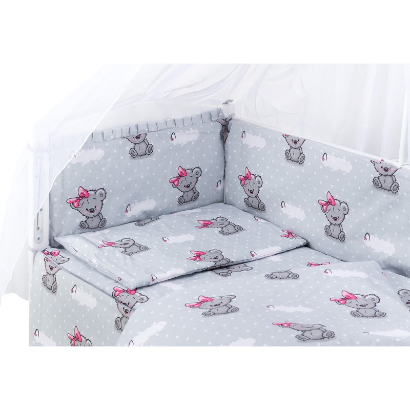 Постільна білизна Qvatro Gold RG-08 сірий it's a girl